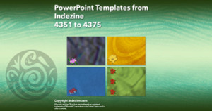 PowerPoint Templates from Indezine - 175 Designs 4351 to 4375