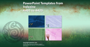 PowerPoint Templates from Indezine - 177 Designs 4401 to 4425