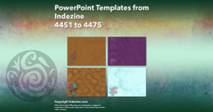 PowerPoint Templates from Indezine - 179 Designs 4451 to 4475