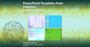 PowerPoint Templates from Indezine - 210 Designs 5226 to 5250