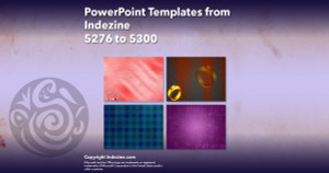 PowerPoint Templates from Indezine - 212 Designs 5276 to 5300