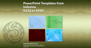 PowerPoint Templates from Indezine - 216 Designs 5376 to 5400