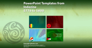 PowerPoint Templates from Indezine - 232 Designs 5776 to 5800