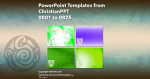 PowerPoint Templates from ChristianPPT - 033 Designs 0801 to 0825