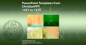 PowerPoint Templates from ChristianPPT - 051 Designs 1251 to 1275