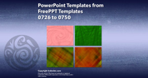 PowerPoint Templates from FreePPT - 030 Designs 0726 to 0750