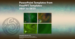 PowerPoint Templates from FreePPT - 033 Designs 0801 to 0825