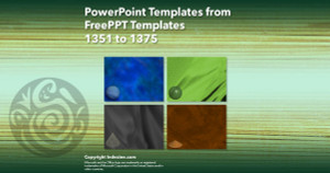 PowerPoint Templates from FreePPT - 055 Designs 1351 to 1375