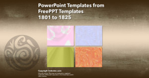 PowerPoint Templates from FreePPT - 073 Designs 1801 to 1825