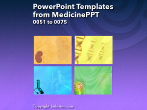 PowerPoint Templates from MedicinePPT - 003 Designs 0051 to 0075