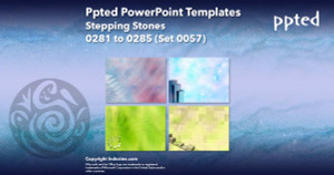 Ppted PowerPoint Templates 057 - Stepping Stones