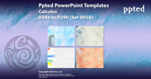 Ppted PowerPoint Templates 058 - Calculus