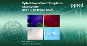 Ppted PowerPoint Templates 067 - Solar System
