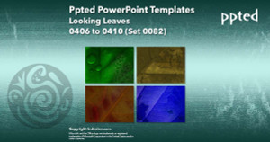 Ppted PowerPoint Templates 082 - Looking Leaves