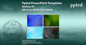 Ppted PowerPoint Templates 084 - Globes 01