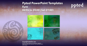 Ppted PowerPoint Templates 100 - Eyes