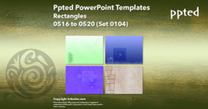 Ppted PowerPoint Templates 104 - Rectangles