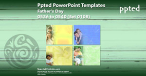 Ppted PowerPoint Templates 108 - Father's Day