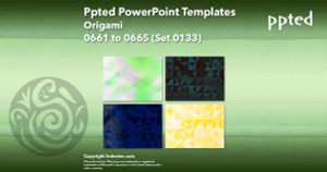 Ppted PowerPoint Templates 133 - Origami