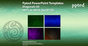Ppted PowerPoint Templates 175 - Diagonals 02