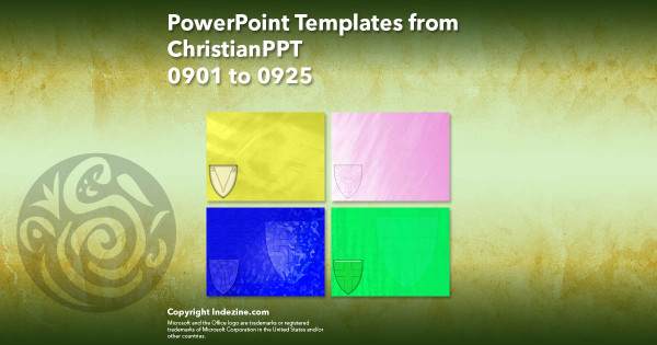 PowerPoint Templates from ChristianPPT - 037 Designs 0901 to 0925