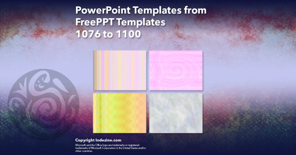 PowerPoint Templates from FreePPT - 044 Designs 1076 to 1100