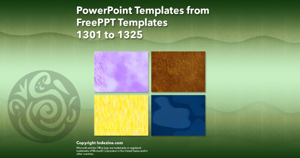 PowerPoint Templates from FreePPT - 053 Designs 1301 to 1325