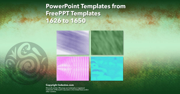 PowerPoint Templates from FreePPT - 066 Designs 1626 to 1650