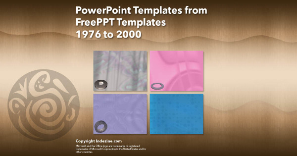 PowerPoint Templates from FreePPT - 080 Designs 1976 to 2000