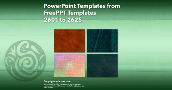 PowerPoint Templates from FreePPT - 105 Designs 2601 to 2625