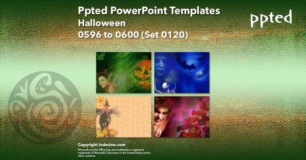 Ppted PowerPoint Templates 120 - Halloween