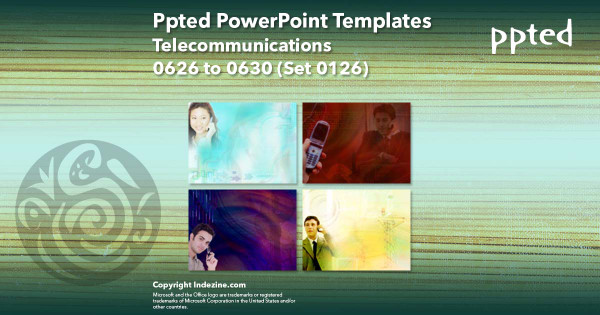 Ppted PowerPoint Templates 126 - Telecommunications