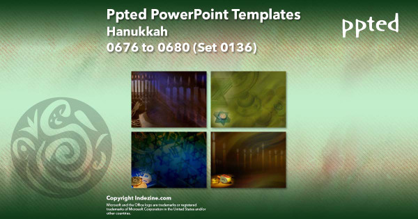 Ppted PowerPoint Templates 136 - Hanukkah