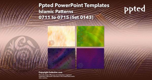 Ppted PowerPoint Templates 143 - Islamic Patterns
