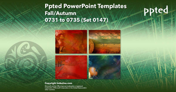 Ppted PowerPoint Templates 147 - Fall - Autumn