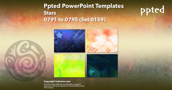 Ppted PowerPoint Templates 159 - Stars