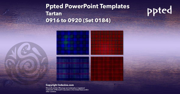 Ppted PowerPoint Templates 184 - Tartan