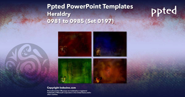 Ppted PowerPoint Templates 197 - Heraldry