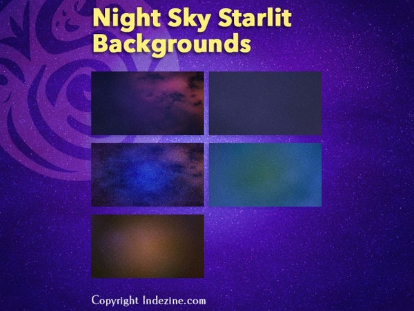 PowerPoint Backgrounds - Night Sky Starlit