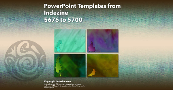 PowerPoint Templates from Indezine - 228 Designs 5676 to 5700