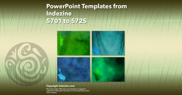 PowerPoint Templates from Indezine - 229 Designs 5701 to 5725