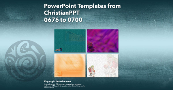 PowerPoint Templates from ChristianPPT - 028 Designs 0676 to 0700