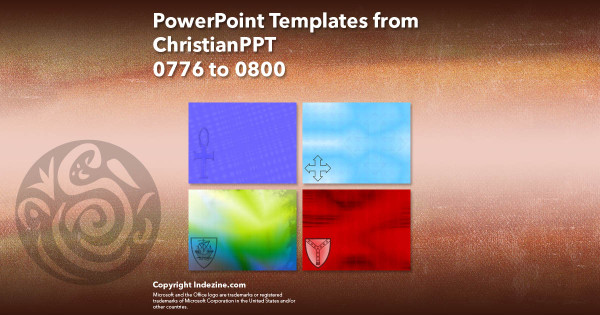 PowerPoint Templates from ChristianPPT - 032 Designs 0776 to 0800