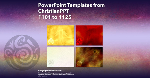 PowerPoint Templates from ChristianPPT - 045 Designs 1101 to 1125