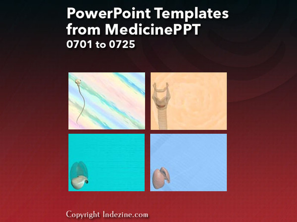 PowerPoint Templates from MedicinePPT - 029 Designs 0701 to 0725