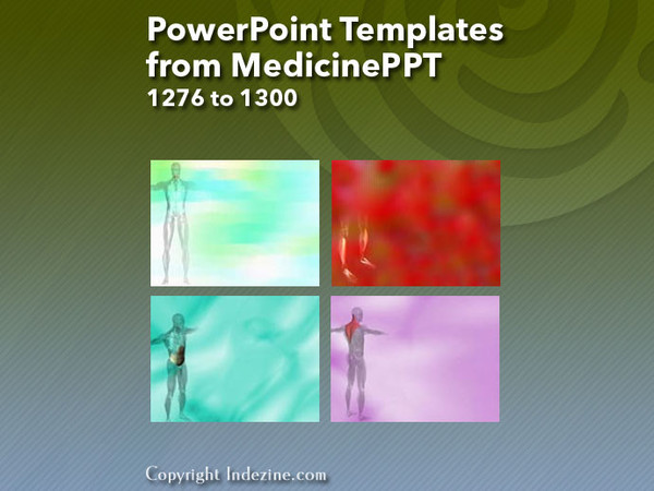 PowerPoint Templates from MedicinePPT - 052 Designs 1276 to 1300