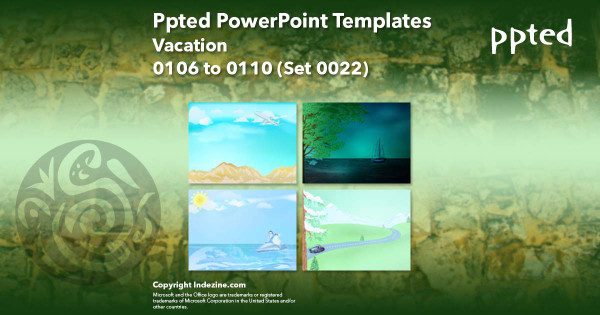 Ppted PowerPoint Templates 022 - Vacation