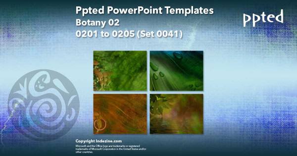 Ppted PowerPoint Templates 041 - Botany 02