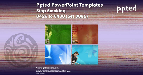 Ppted PowerPoint Templates 086 - Stop Smoking