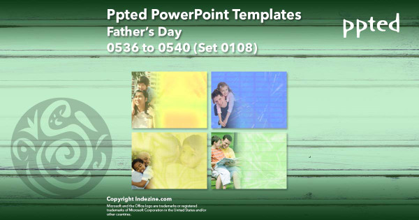 Ppted PowerPoint Templates 108 - Father's Day